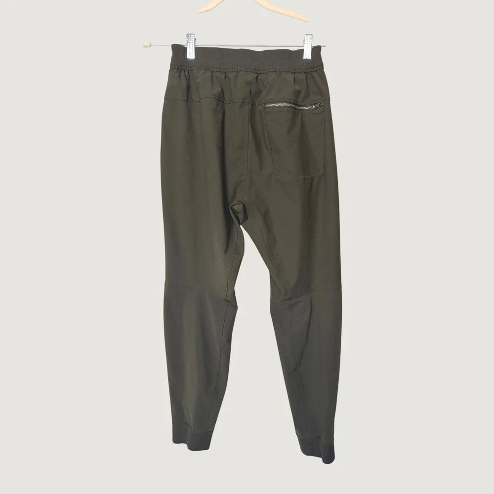 Lululemon ABC Jogger Warpstreme Mens Small Dark Olive Green Activewear Pants